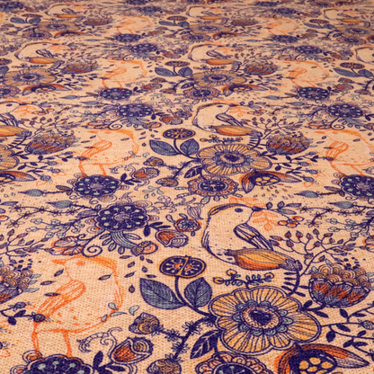 Rustic Twilight Garden Upholstery Fabric DP-189 - Roman Blinds