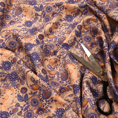 Rustic Twilight Garden Upholstery Fabric DP-189 - Roman Blinds