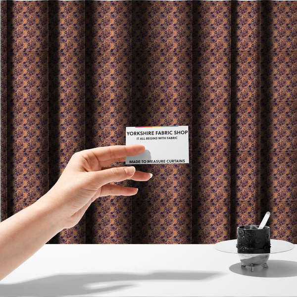 Rustic Twilight Garden Upholstery Fabric DP-189 - Made To Measure Curtains