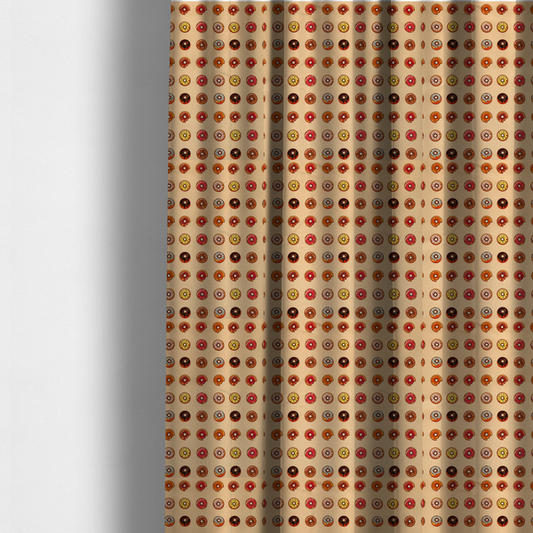 Glazed & Confused Donut Pattern Upholstery Fabric DP-19 - Made To Measure Curtains