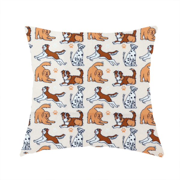 The Happy Hound Parade Upholstery Fabric DP-191 - Handmade Cushions
