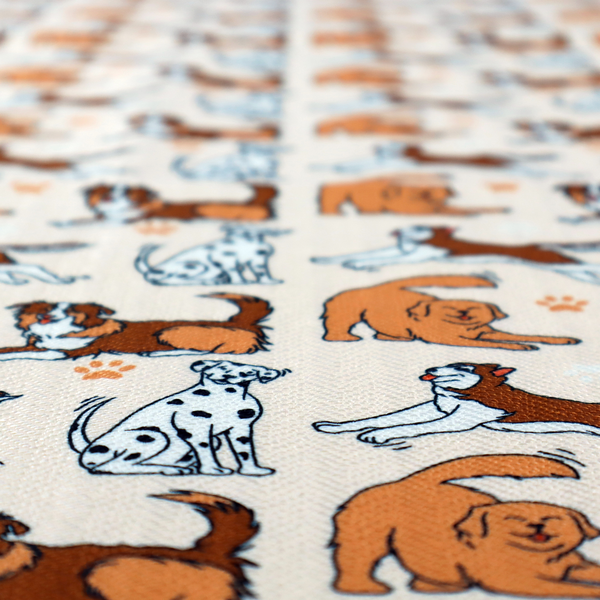 The Happy Hound Parade Upholstery Fabric DP-191