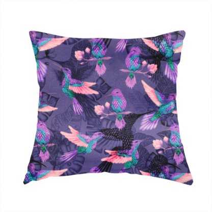 Exotic Hummingbird Upholstery Fabric DP-194 - Handmade Cushions