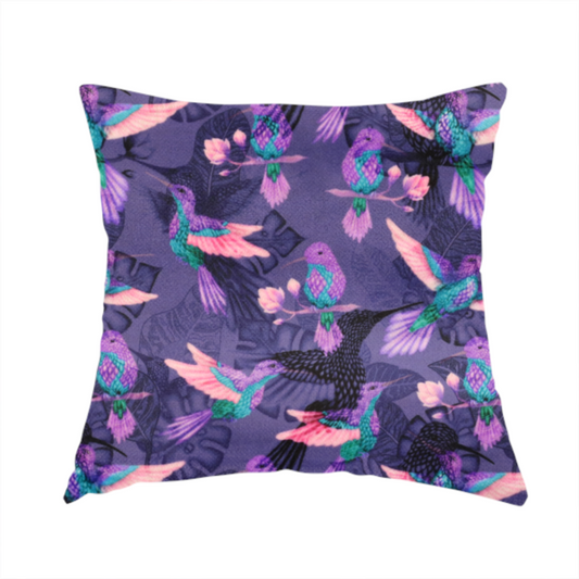 Exotic Hummingbird Upholstery Fabric DP-194 - Handmade Cushions