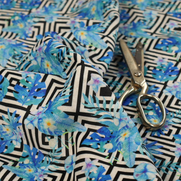 Geometric Tropics Upholstery Fabric DP-195