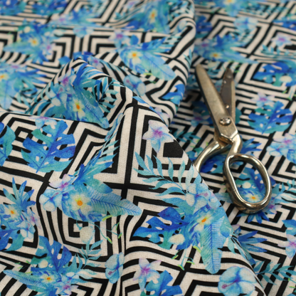 Geometric Tropics Upholstery Fabric DP-195