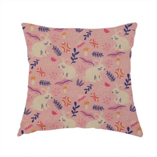 Bunny Hop Garden Upholstery Fabric DP-197 - Handmade Cushions