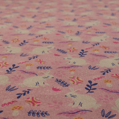 Bunny Hop Garden Upholstery Fabric DP-197