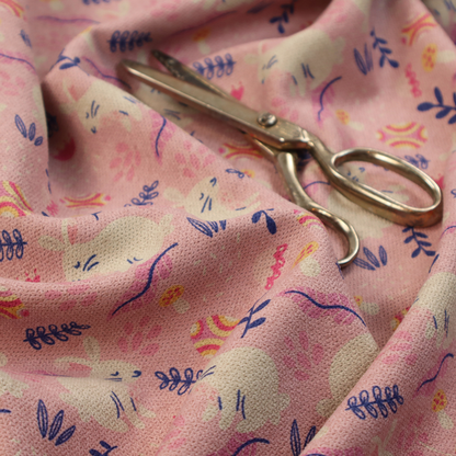 Bunny Hop Garden Upholstery Fabric DP-197