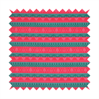 Love Hearts At Christmas Theme Furnishing Fabric DP-22