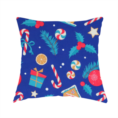Gingerbread House With Candy Canes Christmas Furnishing Fabric DP-24 - Handmade Cushions
