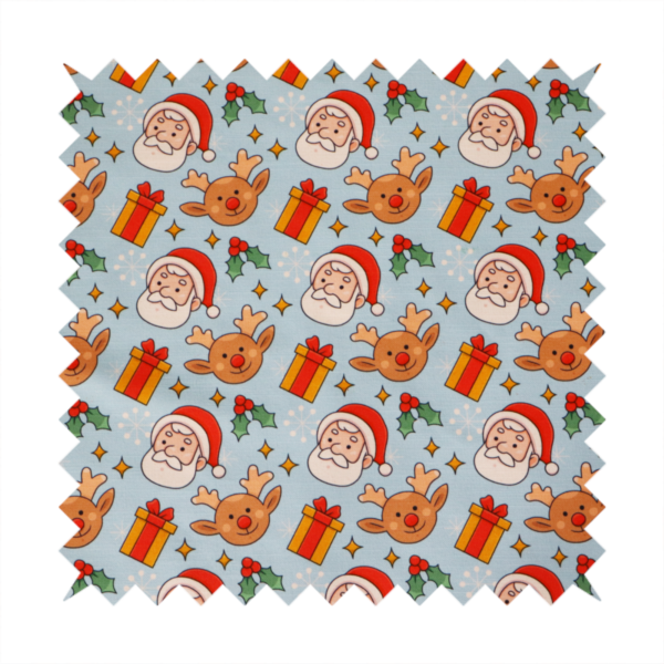 Santa With Box Presents Christmas Furnishing Fabric DP-28