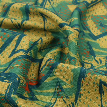 A dynamic, abstract geometric pattern with a distinct 1990s retro-modern aesthetic. The design is characterized by its sharp angles and layered textures.