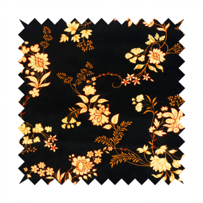 A classic, elegant floral trail pattern with a sophisticated Chinoiseries or traditional botanical aesthetic.