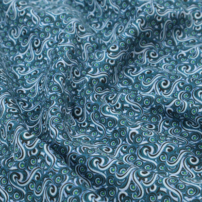 An intricate, monochromatic swirling pattern with a mesmerizing, liquid-like aesthetic.