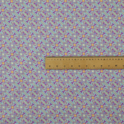 An intricate, geometric optical pattern with a mesmerizing, rhythmic repeat and a soft, textured finish.