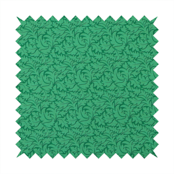 An intricate, monochromatic botanical pattern with a dense, leafy aesthetic.