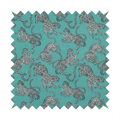 A playful, modern wildlife pattern with a rhythmic, repeating animal motif.