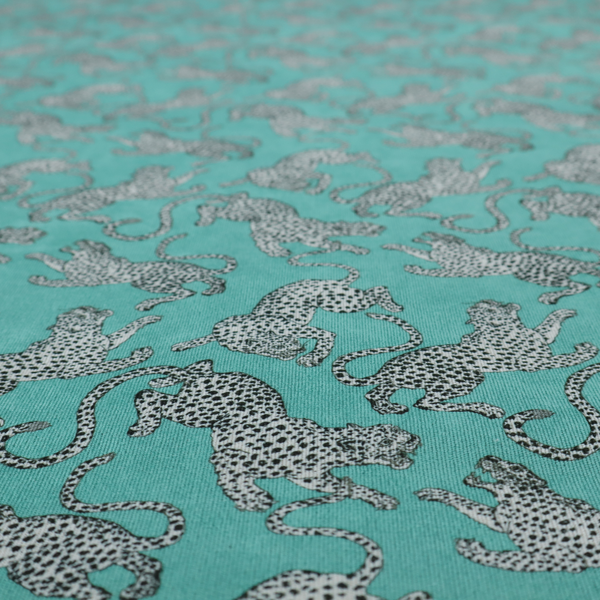 A playful, modern wildlife pattern with a rhythmic, repeating animal motif.