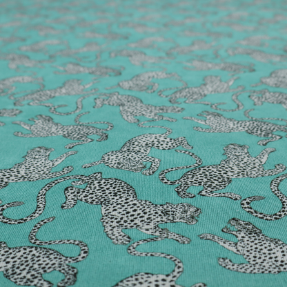 A playful, modern wildlife pattern with a rhythmic, repeating animal motif.