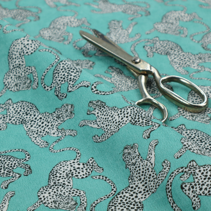 A playful, modern wildlife pattern with a rhythmic, repeating animal motif.