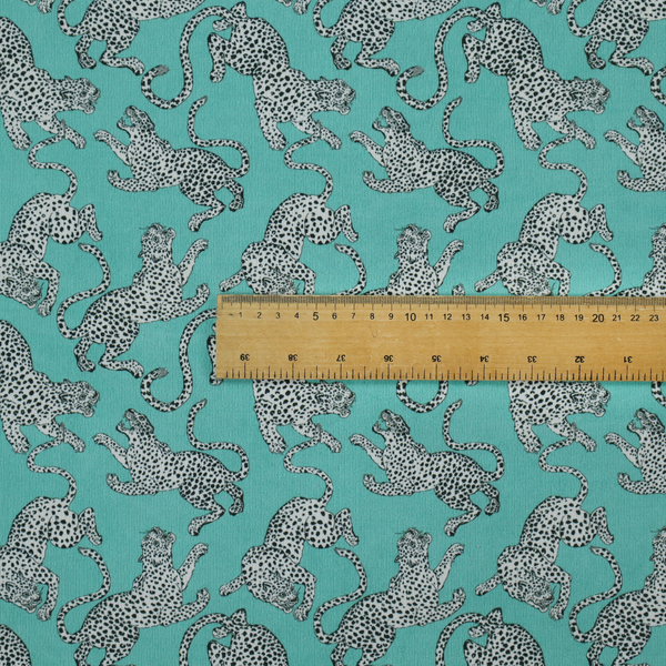 A playful, modern wildlife pattern with a rhythmic, repeating animal motif.