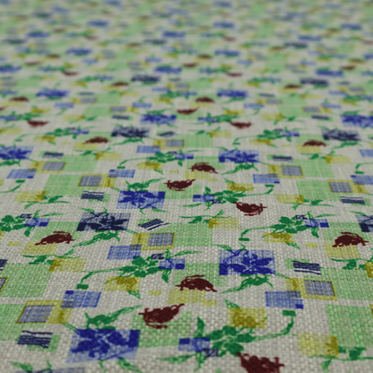 An abstract botanical and geometric pattern with a layered, multi-dimensional aesthetic.