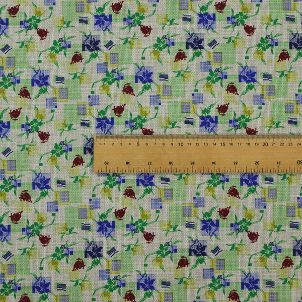 An abstract botanical and geometric pattern with a layered, multi-dimensional aesthetic.