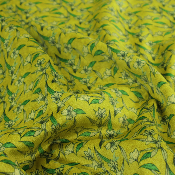 A vintage-style botanical pattern with a serene, nature-inspired aesthetic.