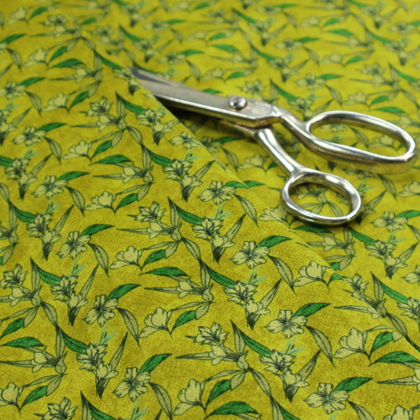 A vintage-style botanical pattern with a serene, nature-inspired aesthetic.