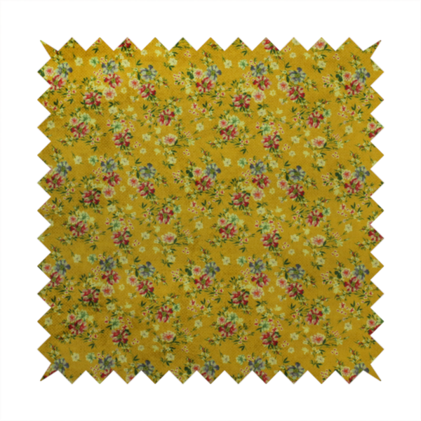A delicate, vintage-style floral pattern with a warm, sun-drenched aesthetic.