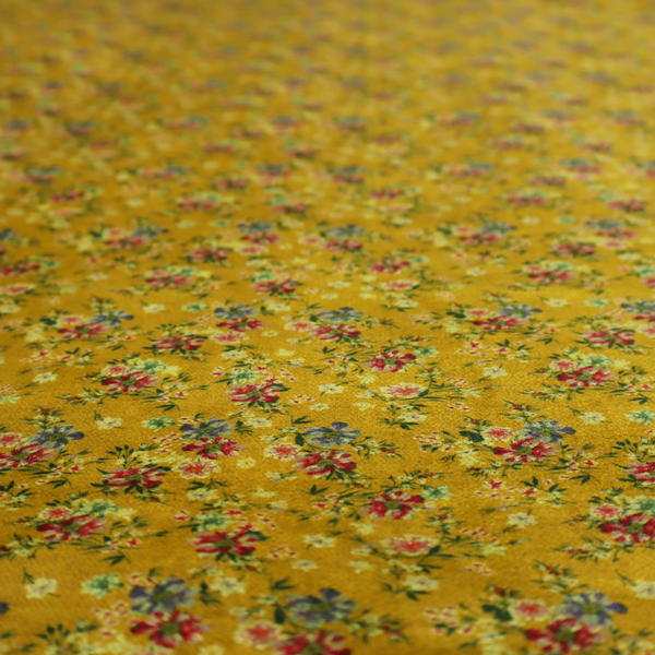 A delicate, vintage-style floral pattern with a warm, sun-drenched aesthetic.