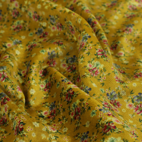 A delicate, vintage-style floral pattern with a warm, sun-drenched aesthetic.