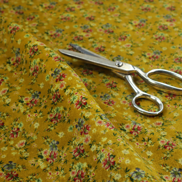 A delicate, vintage-style floral pattern with a warm, sun-drenched aesthetic.