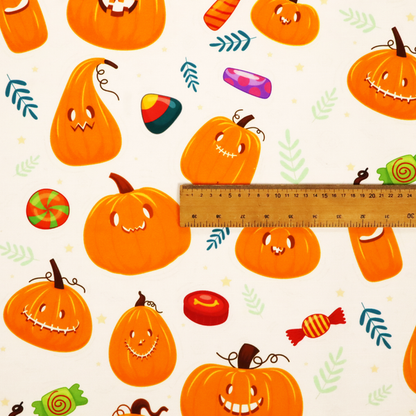 Sweet and Spooky Halloween Upholstery Fabric DP-33 - Handmade Cushions