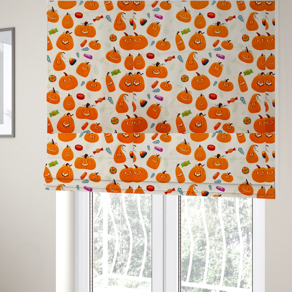 Sweet and Spooky Halloween Upholstery Fabric DP-33 - Roman Blinds