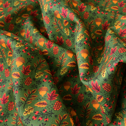 Autumn Harvest Botanical Upholstery Fabric DP-34 - Handmade Cushions