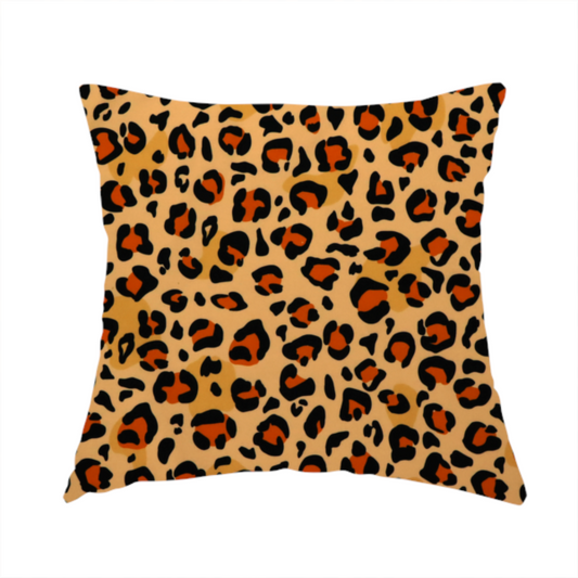 Classic Leopard Print Upholstery Fabric DP-35 - Handmade Cushions