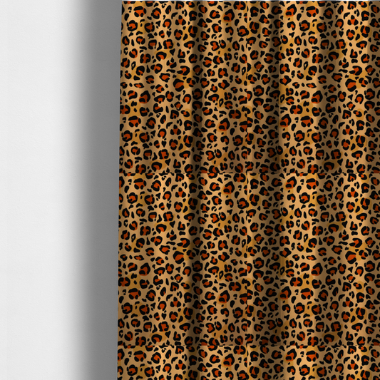 Classic Leopard Print Upholstery Fabric DP-35 - Made To Measure Curtains