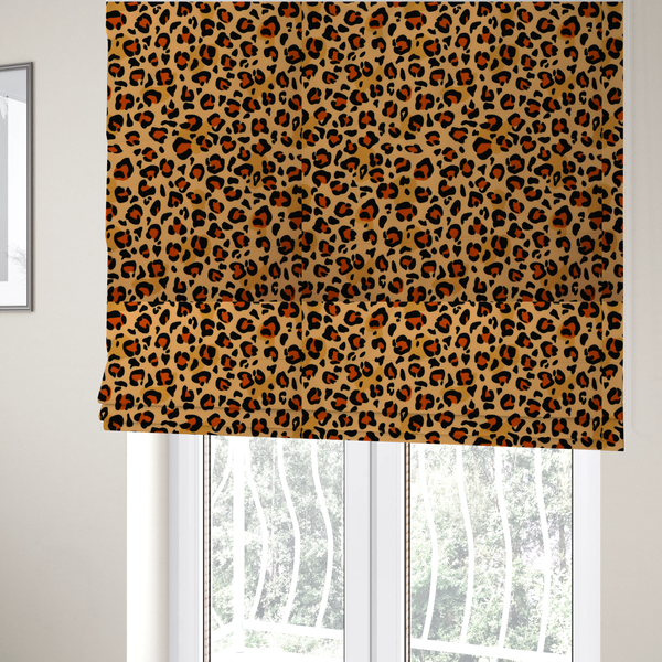Classic Leopard Print Upholstery Fabric DP-35 - Roman Blinds