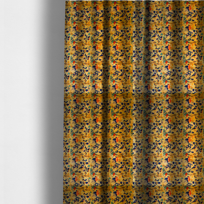 Whispering Wings and Autumn Leaves Soft Velvet Upholstery Fabric DP-42 - Made To Measure Curtains