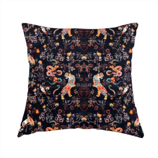Midnight Garden Soft Velvet Upholstery Fabric DP-45 - Handmade Cushions