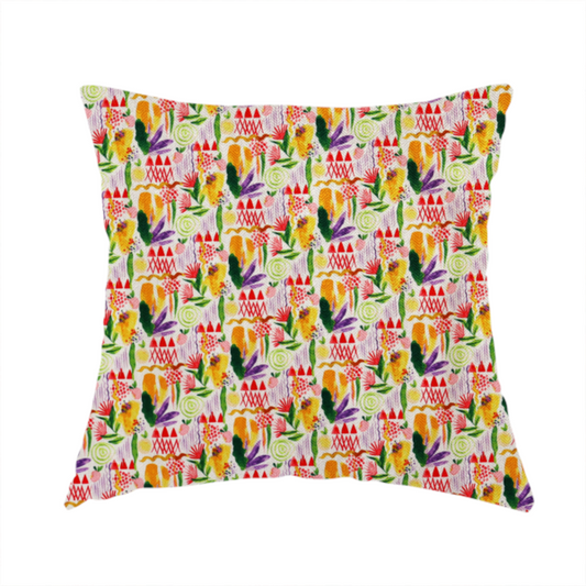 Abstract Watercolour Doodle Upholstery Fabric DP-49 - Handmade Cushions