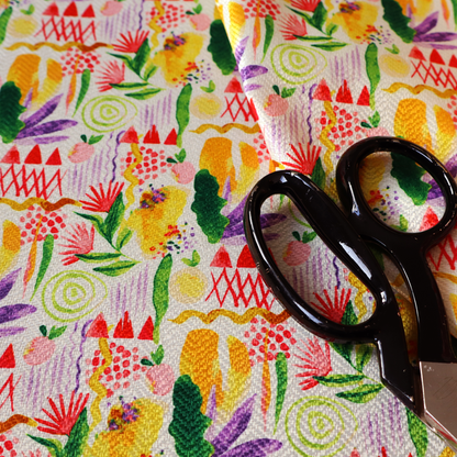 Abstract Watercolour Doodle Upholstery Fabric DP-49