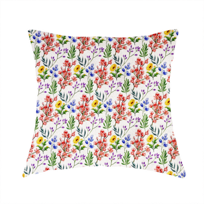 Delicate Multicoloured Wildflower Upholstery Fabric DP-50 - Handmade Cushions