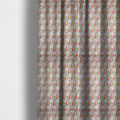 Delicate Multicoloured Wildflower Upholstery Fabric DP-50 - Made To Measure Curtains