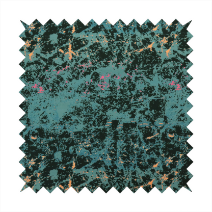 A durable upholstery fabric featuring a moody, distressed abstract pattern. This colourway offers a darker, more saturated take on the "crackle" aesthetic.