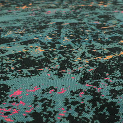 A durable upholstery fabric featuring a moody, distressed abstract pattern. This colourway offers a darker, more saturated take on the "crackle" aesthetic.