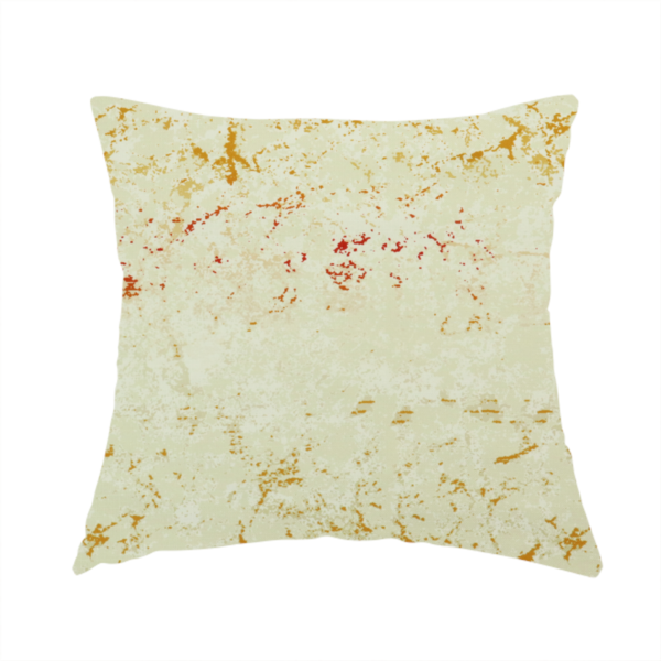 The fabric used to create this handmade cushion is a durable upholstery fabric featuring a light, minimalist distressed abstract pattern. This colourway offers a cleaner, more understated take on the collection's "crackle" aesthetic.