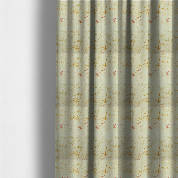 The fabric used to create these made-to-measure curtains is a durable upholstery fabric featuring a light, minimalist distressed abstract pattern. This colourway offers a cleaner, more understated take on the collection's "crackle" aesthetic.